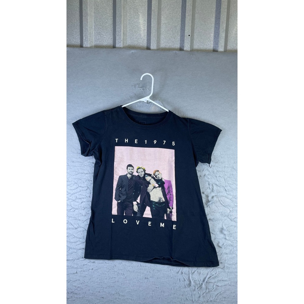 The 1975 T-Shirt Mens XL Black Good Love Me Band Graphic Tee Short Sleeve